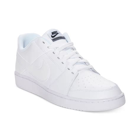 white Nike sneakers for men